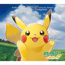 POKEMON: LET'S GO PIKACHU / EEVEE SUPER MUSIC COMPLETE CD 포켓몬 레츠고 피카츄 이브이 슈퍼 뮤직 컴플리트, 3CD