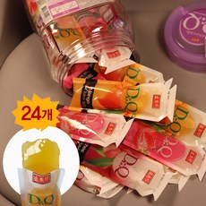 대만 닥터큐 곤약젤리 진짜 과즙 (코피코캔디증정), 24개, 60g