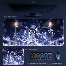 원신 푸리나 동인 마우스 패드 키보드 장패드 두께 3mm, M, 900x400mm