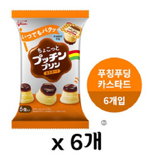 글리코 커스타드맛 푸딩 120g x6봉, 6개
