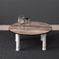 조은세상 베일리 원형 테이블 R690, 내추럴