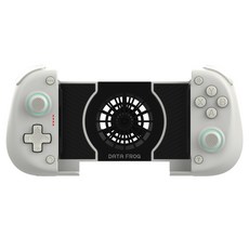 DATA FROG 무선 블루투스 게임패드 - 안드로이드/갤럭시/스마트폰 PUBG 모바일 전용 컨트롤러 닌텐도 스위치 & OLED 호환, 1개, 흰색, X3