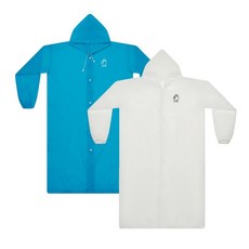 콜핑 공용 사계절 버니 레인코트 KFA4055U, SKYBLUE/FREE, 1개