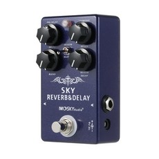 Mosky Audio SKY REVERB & DELAY 電木吉他殘響延遲效果器 空間系音色 便攜設計, 1個