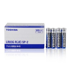 TOSHIBA 東芝 LR03G R(JE) SP-2 鹼性電池AAA, 1箱, 40個裝