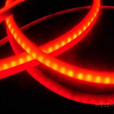 대목 12V용 면발광 LED바 레드 라이트, 30cm