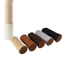 브라운폴링 찰싹밀착 소음없는 니트 의자발커버 16P 세트, 브라운, 16개