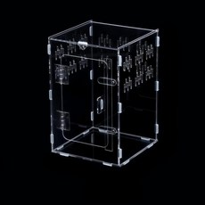 blitopia 펫앤홈 게코 도마뱀 아크릴 사육장, 20*20*30CM, 1개
