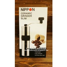 【TDTC 咖啡館】NIPPON (30g) 不鏽鋼 陶瓷錐形磨刀 - 手搖式磨豆機【黑 / 紅】 (送毛刷 x 1支), 1個, 紅