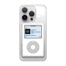 elago MagSafe磁吸iPod造型卡套 2張卡收納, 素色, 1個