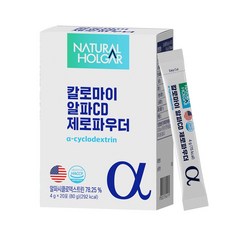 칼로마이 알파CD 제로파우더 20포 분말 식약청인증 100% HACCP, 80g, 1개