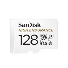 SanDisk HIGH ENDURANCE 高耐久 MicroSDXC V30 U3 4K 行車紀錄 監視器 專用 記憶卡, 1個, 128GB