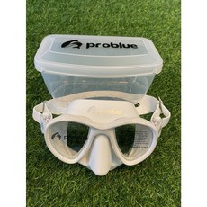PROBLUE MS-249W 自潛 浮潛 面鏡, MS-249 白雙面鏡