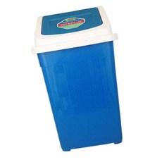 NR 업소용 파란 스윙뚜껑 휴지통 15L 종이컵쓰레기통