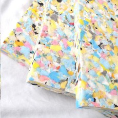 방석솜 압축스펀지 식당방석 2.5cm 교회 음식점 좌식 학원 기숙사, 1개