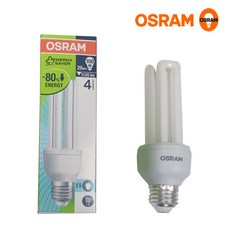 오스람 안정기내장형램프 20W 주광색(하얀빛) E20EX-D, 1개, 주광색