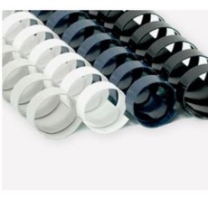 카피어랜드 제본 플라스틱링 교재 제본링 22mm 25개입, 검정