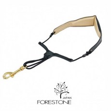 FORESTONE 真皮薩克斯風揹帶 鍍玫瑰金, 1個, M
