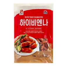 사조오양 하이비엔나 1kg, 1개