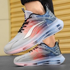 FvaBzon 남성 편안한 운동화 쿠셔닝 운동화 런닝화 방지 미끄럼 헬스화