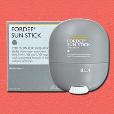 일론 포디프 선스틱 15g 산뜻 밀착 피부보호 굴곡스틱, 1세트