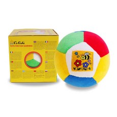 케이스키즈 방울소리 촉감 공 10139 발달 오감 유아 영아 소근육 아기 교구, 1개