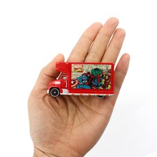 마블 미니트럭 헐크 아이언맨 스파이더맨 장난감 장식, 1개