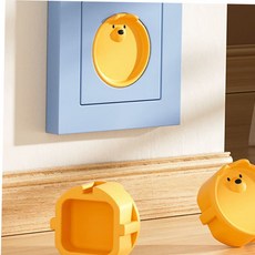 콘센트보호캡 멀티탭커버 콘센트안전커버 4개입, 콘센트캡_화이트4p