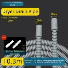 세탁기 수도관 0.2M0.3미터0.5m For-MIDEA 및 건조기 직경, 02 0.3meter
