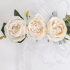 피오니커튼철재집게 22cm 조화 인테리어, 1개, 크림