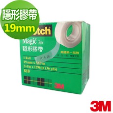 3M 810 隱形膠帶 霧面可書寫 文件美觀不留痕跡, 1個