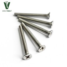 접시 머리 볼트 십자 스텐 사라 머신 규격 납작 미리 M3 X 30mm, 1