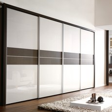 보루네오 하이그로시 바이엘 슬라이딩 붙박이장 30cm, 펄 화이트 30cm