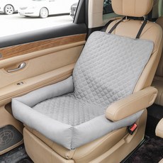 ZLYE 防潑水車載寵物墊, 淺米灰, 1個
