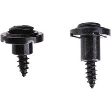 텔레캐스터 스트랫 스트라토캐스터 ST 등 일렉트릭 기타용 빈티지 스트링 트리 가이드 리테이너 2개 세트 골드 2323472, Black