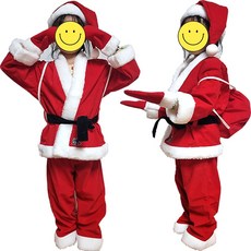 Big Sale) 꿈동산츄리 산타복 유아 6종세트 고급형 100cm ~140cm 키에 추천 유치원생 초등학교 저학년, 1개