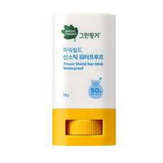 그린핑거 파워쉴드 선스틱 워터프루프 SPF50+ PA++++, 18g, 1개