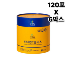 바이탈프로그램 종근당 비타민C 플러스 1000mg 120p, 6박스, 120회분