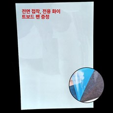 붙이는화이트보드 자석보드 시트지 칠판 탈착식, 21x29.7 cm 직각 A4