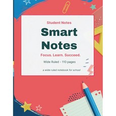 College Ruled Notebook I Smart Notes Back to School for Students | 110 Lined Pages 8.5 x 11 Inch, 상세페이지 참조, 상세페이지 참조, 상세페이지 참조