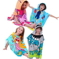 판초 유아 어린이 바다 비치가운 목욕타월