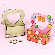 DIY키트 MDF 우드공예 모스화분 사랑합니다 만들기 인테리어공예