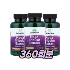 스완슨 메가 트리뷸러스 추출물 250mg 패션 포뮬러 캡슐, 1개, 360회분