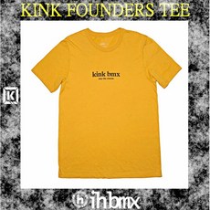 KINK FOUNDERS TEE T卹 芥末色 美國極限單車品牌 單車T恤