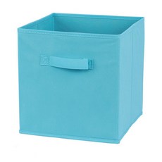 비 짠 직물 보관 상자 가정 용품 의류 속옷 상자 캐비닛 서랍 조직, Lake blue, 1개