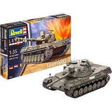 레벨 Revell 모델 키트 탱크 1 35 스케일의 LEOPARD 4 탱크 프라모델, 레벨 Revell 모델 키트 탱크 1 35 스케일의 L, 1개