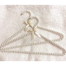 매장옷걸이 진주옷걸이 반짝이 홈데코 방꾸미기 디피용, 2개