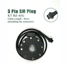 Eb ke BZ C PAS 시스템 페달 보조 센서 자석 방수 플러그 전기 자전거 부품 교체 키트, 01 BZ4(8) WP 80CM