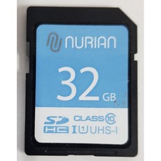 누리안 SDHC 64G class10 저장장치 카메라 액션캠 디카 벌크포장, 1개, 32GB