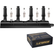 점화 코일 팩 및 플러그 1.4 터보 쉐보레 크루즈 소닉 트랙스 볼트 부릭 앙코르 캐딜락 ELR 2011년 2012년 2013년 2014년 2015년 2016년 2017년 20, 점화 코일 팩 및 플러그 1.4 터보 쉐보레 크루즈 소